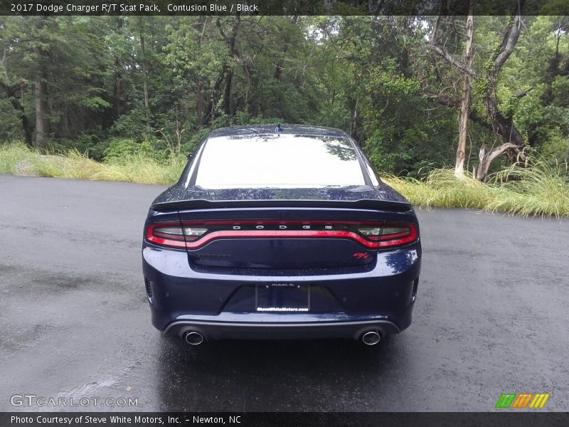 Contusion Blue / Black 2017 Dodge Charger R/T Scat Pack