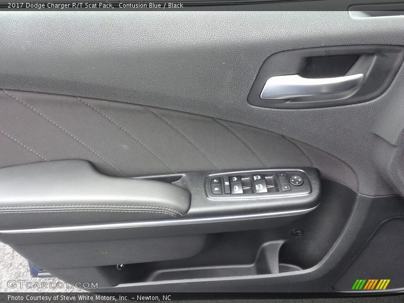 Contusion Blue / Black 2017 Dodge Charger R/T Scat Pack