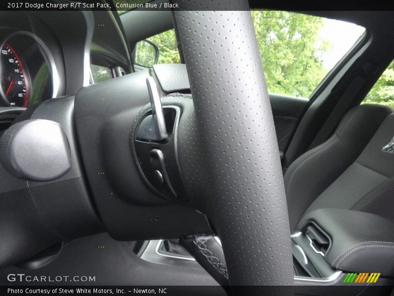Contusion Blue / Black 2017 Dodge Charger R/T Scat Pack