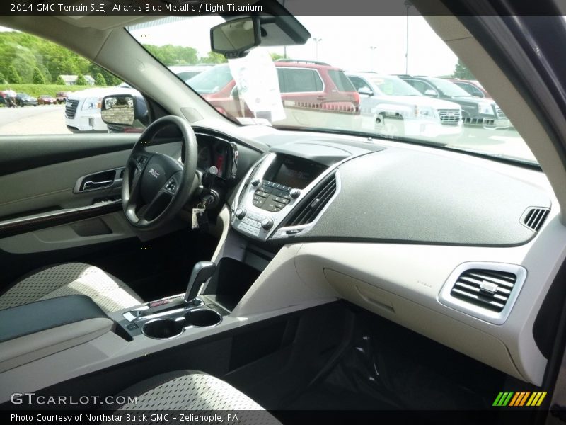Atlantis Blue Metallic / Light Titanium 2014 GMC Terrain SLE