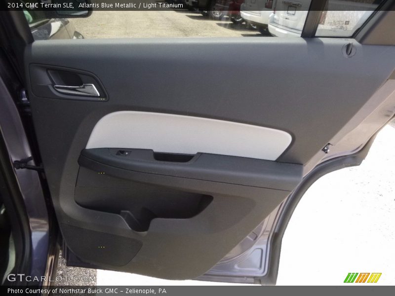 Atlantis Blue Metallic / Light Titanium 2014 GMC Terrain SLE