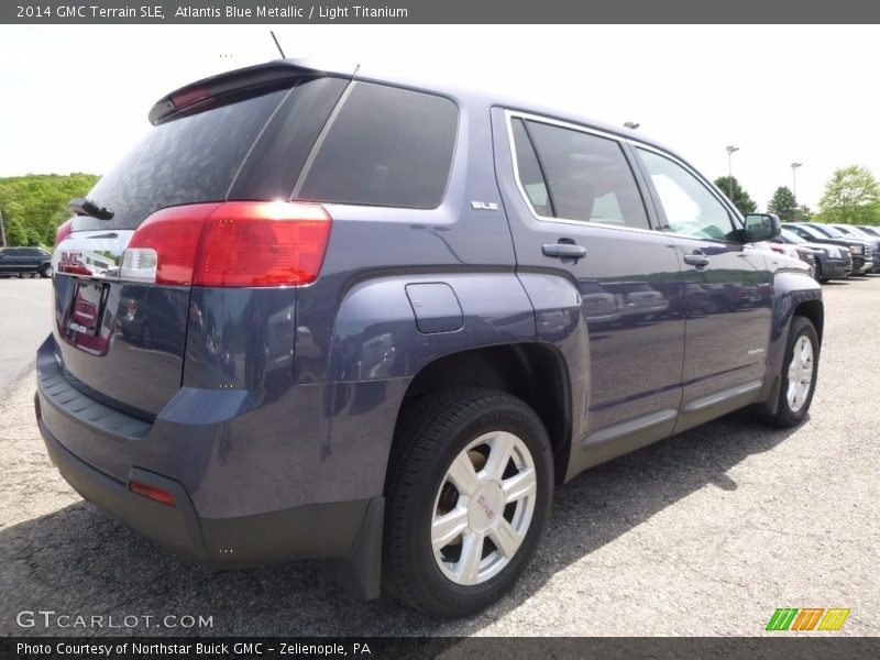 Atlantis Blue Metallic / Light Titanium 2014 GMC Terrain SLE