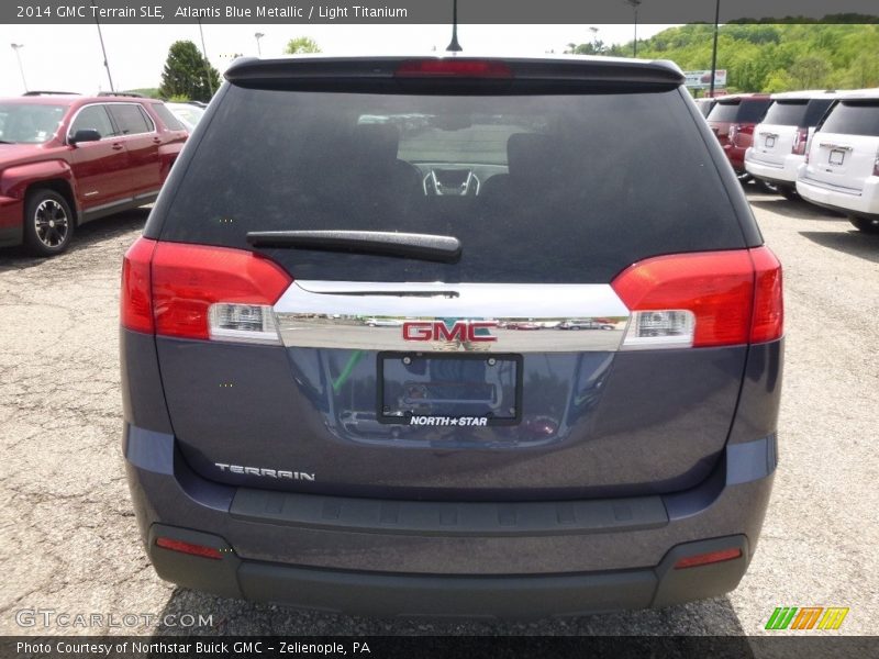 Atlantis Blue Metallic / Light Titanium 2014 GMC Terrain SLE