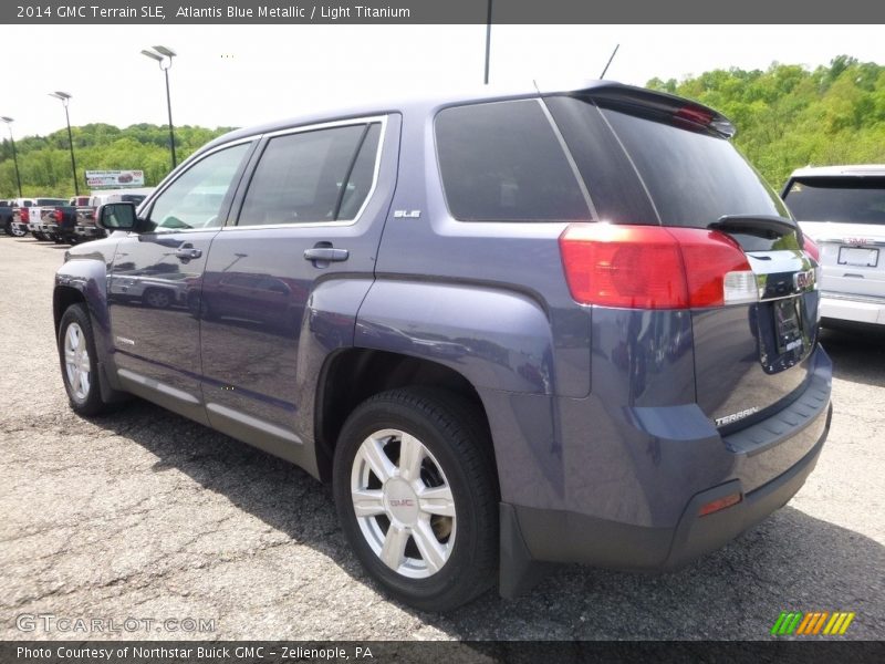 Atlantis Blue Metallic / Light Titanium 2014 GMC Terrain SLE