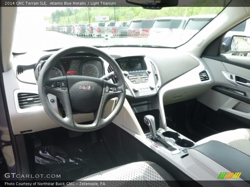 Atlantis Blue Metallic / Light Titanium 2014 GMC Terrain SLE