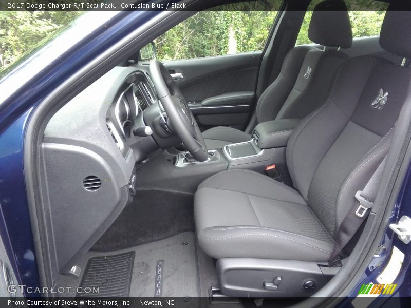 Contusion Blue / Black 2017 Dodge Charger R/T Scat Pack