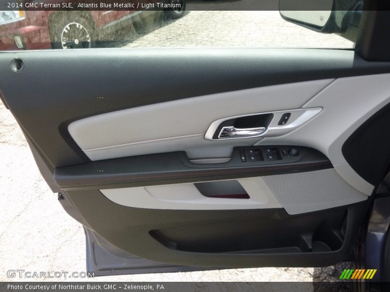 Atlantis Blue Metallic / Light Titanium 2014 GMC Terrain SLE