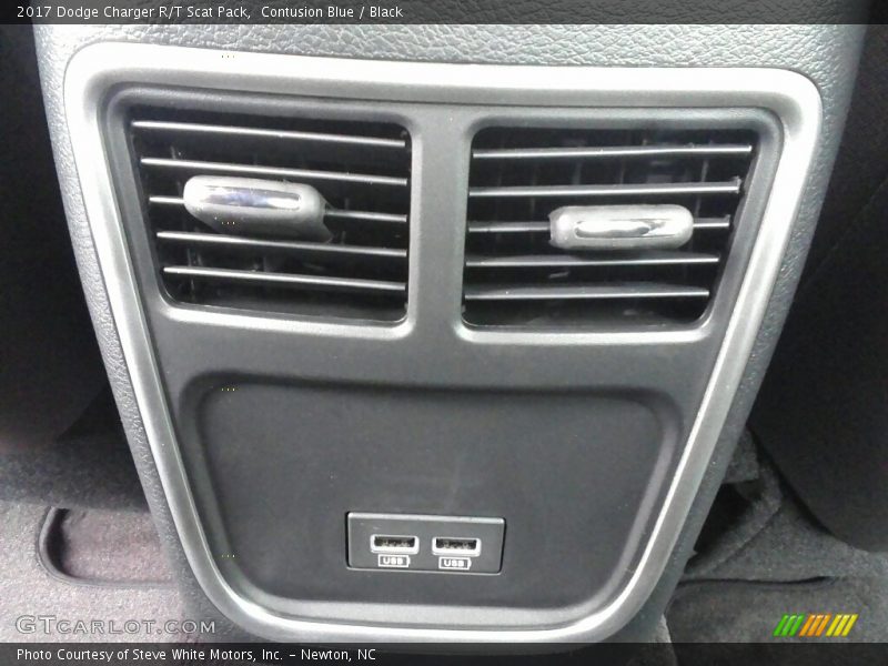 Contusion Blue / Black 2017 Dodge Charger R/T Scat Pack