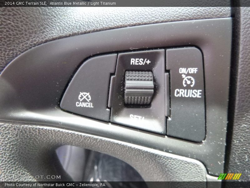 Atlantis Blue Metallic / Light Titanium 2014 GMC Terrain SLE