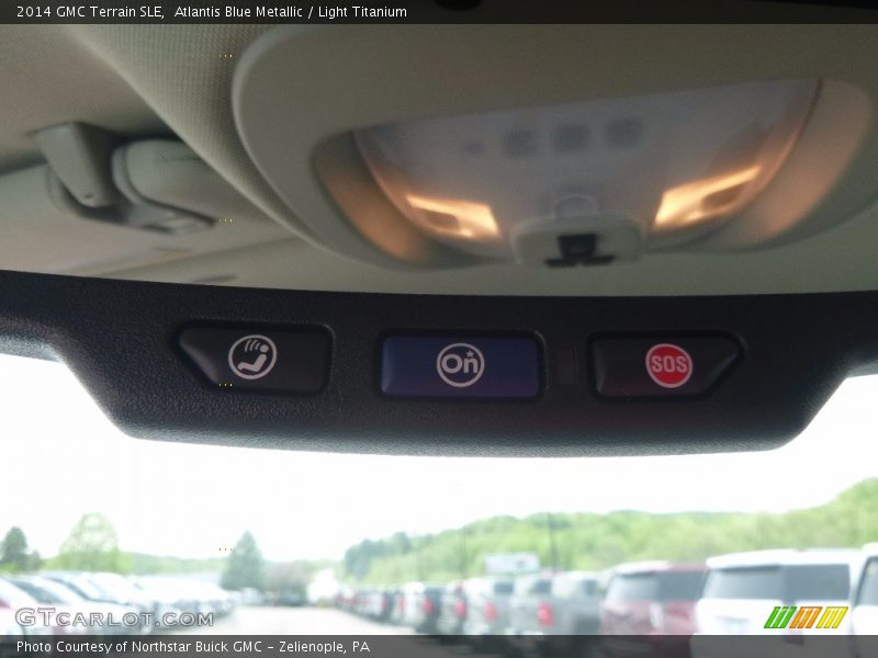 Atlantis Blue Metallic / Light Titanium 2014 GMC Terrain SLE