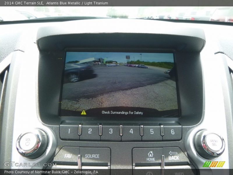 Atlantis Blue Metallic / Light Titanium 2014 GMC Terrain SLE