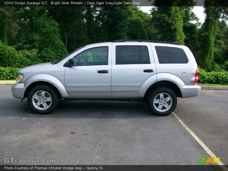 Bright Silver Metallic / Dark Slate Gray/Light Slate Gray 2009 Dodge Durango SLT
