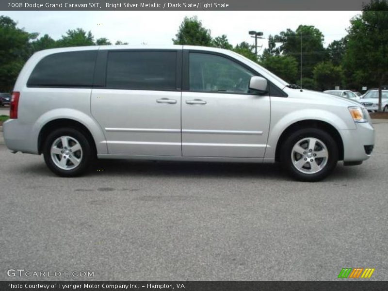 Bright Silver Metallic / Dark Slate/Light Shale 2008 Dodge Grand Caravan SXT