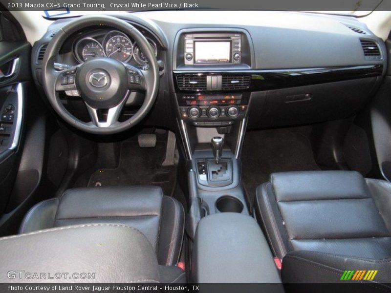 Crystal White Pearl Mica / Black 2013 Mazda CX-5 Grand Touring