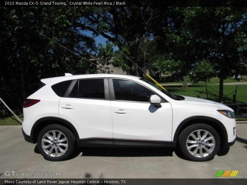 Crystal White Pearl Mica / Black 2013 Mazda CX-5 Grand Touring