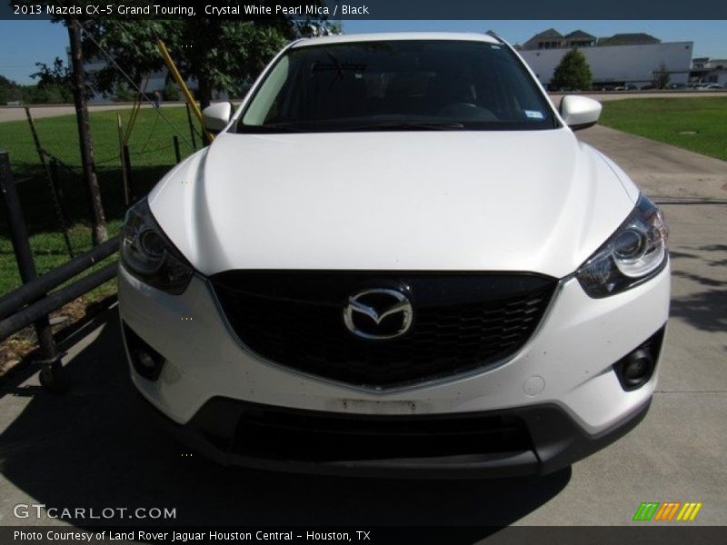 Crystal White Pearl Mica / Black 2013 Mazda CX-5 Grand Touring