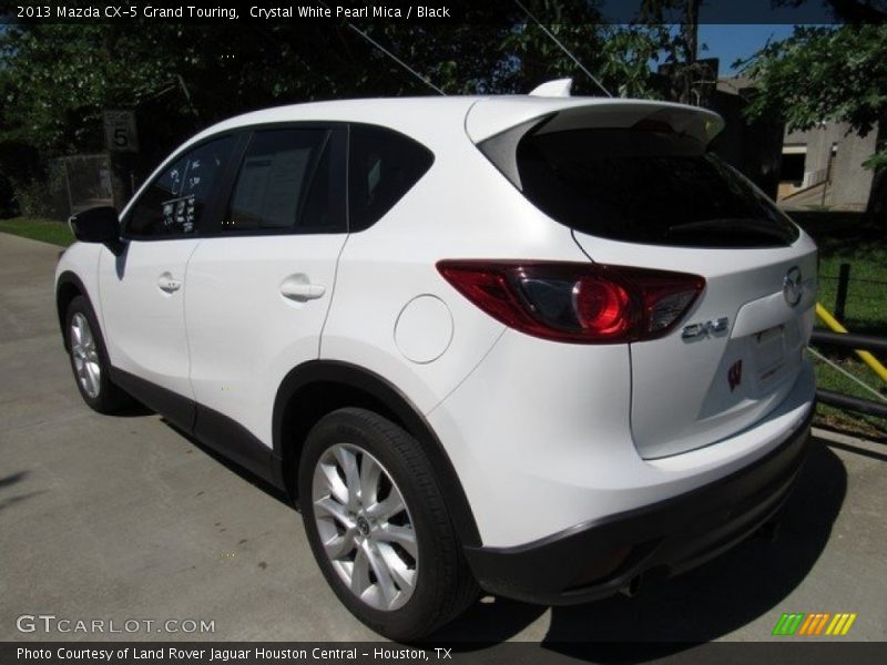 Crystal White Pearl Mica / Black 2013 Mazda CX-5 Grand Touring