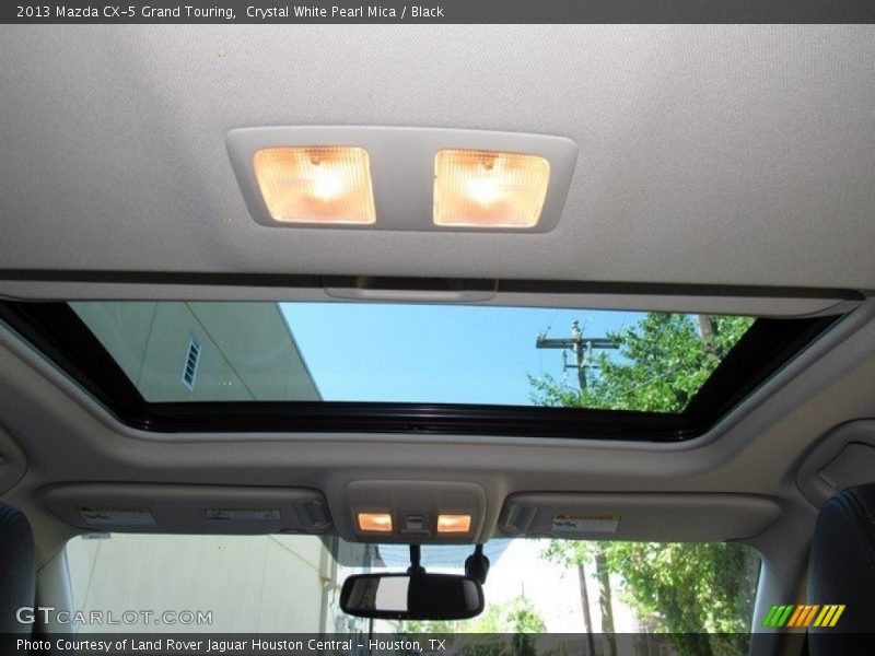 Crystal White Pearl Mica / Black 2013 Mazda CX-5 Grand Touring