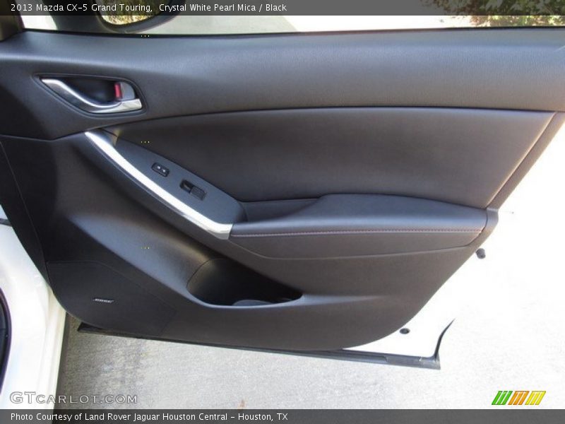 Crystal White Pearl Mica / Black 2013 Mazda CX-5 Grand Touring