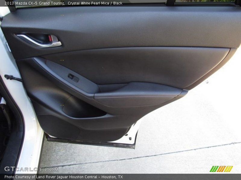 Crystal White Pearl Mica / Black 2013 Mazda CX-5 Grand Touring