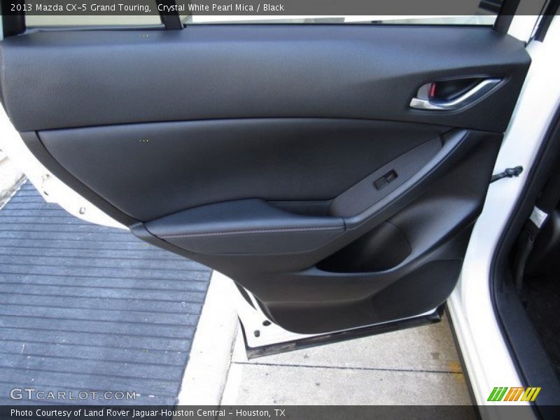 Crystal White Pearl Mica / Black 2013 Mazda CX-5 Grand Touring