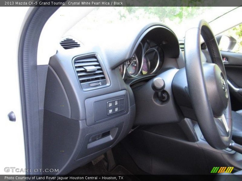 Crystal White Pearl Mica / Black 2013 Mazda CX-5 Grand Touring