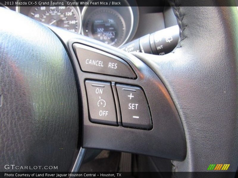 Crystal White Pearl Mica / Black 2013 Mazda CX-5 Grand Touring