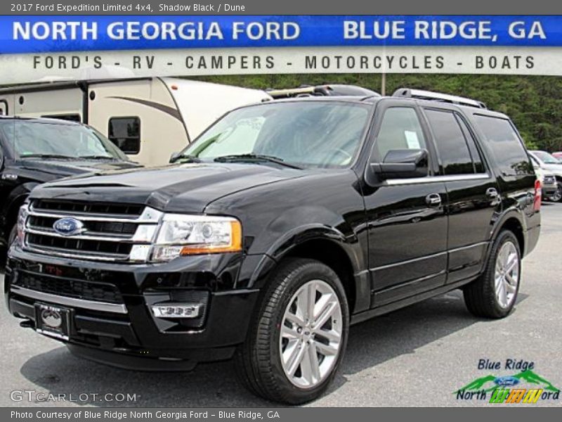 Shadow Black / Dune 2017 Ford Expedition Limited 4x4