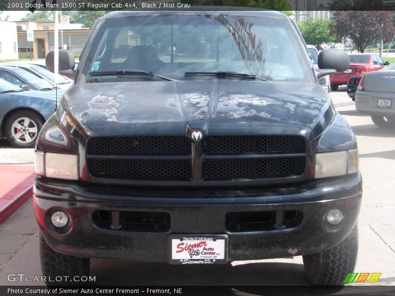 Black / Mist Gray 2001 Dodge Ram 1500 ST Regular Cab 4x4