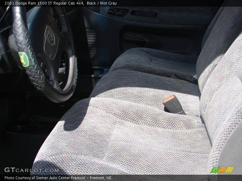 Black / Mist Gray 2001 Dodge Ram 1500 ST Regular Cab 4x4