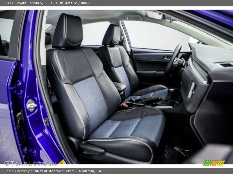 Blue Crush Metallic / Black 2014 Toyota Corolla S