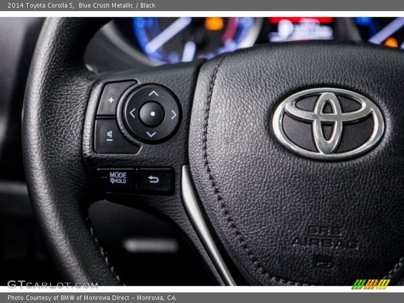 Blue Crush Metallic / Black 2014 Toyota Corolla S