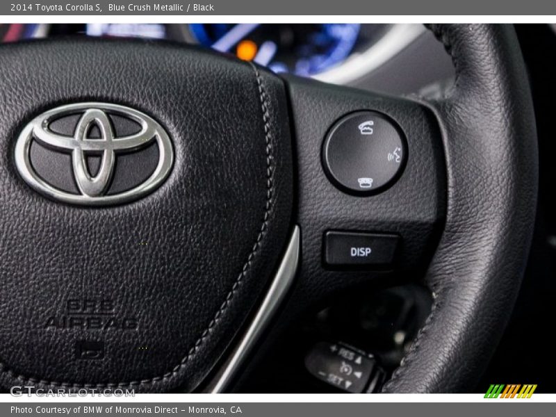 Blue Crush Metallic / Black 2014 Toyota Corolla S