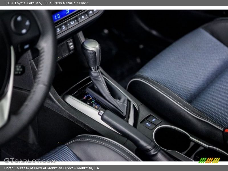 Blue Crush Metallic / Black 2014 Toyota Corolla S