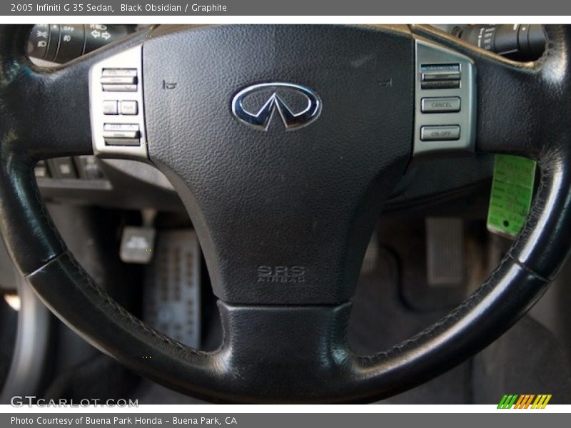 Black Obsidian / Graphite 2005 Infiniti G 35 Sedan
