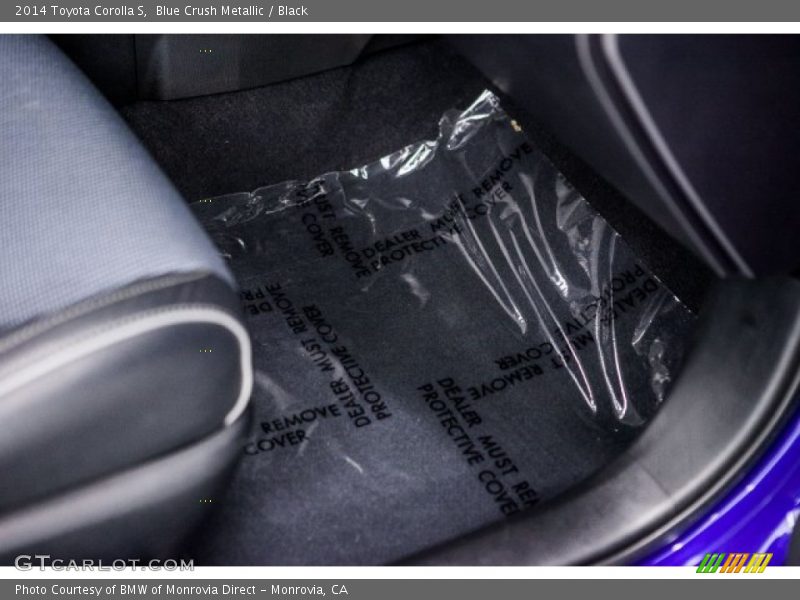 Blue Crush Metallic / Black 2014 Toyota Corolla S