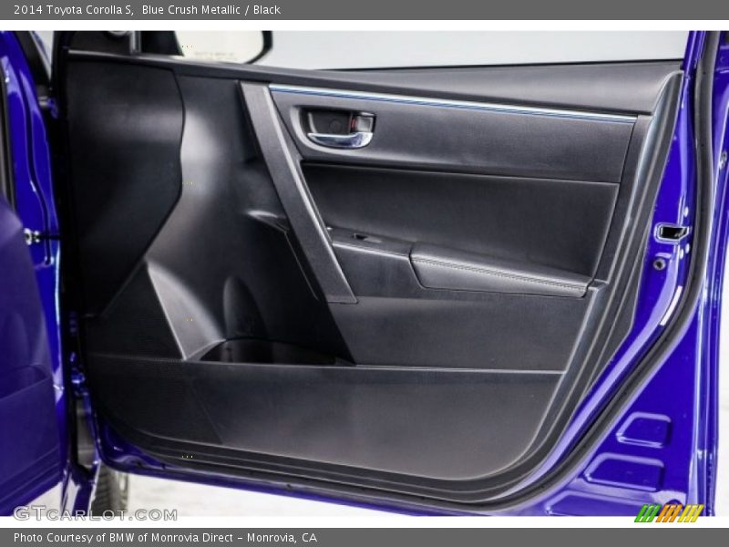 Blue Crush Metallic / Black 2014 Toyota Corolla S