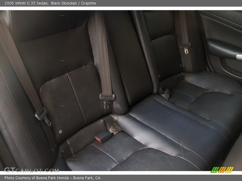Black Obsidian / Graphite 2005 Infiniti G 35 Sedan