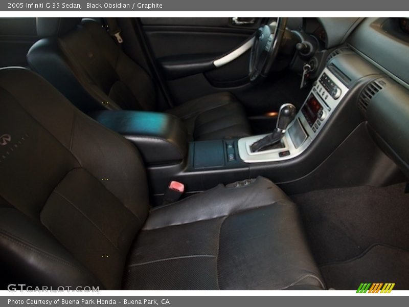 Black Obsidian / Graphite 2005 Infiniti G 35 Sedan
