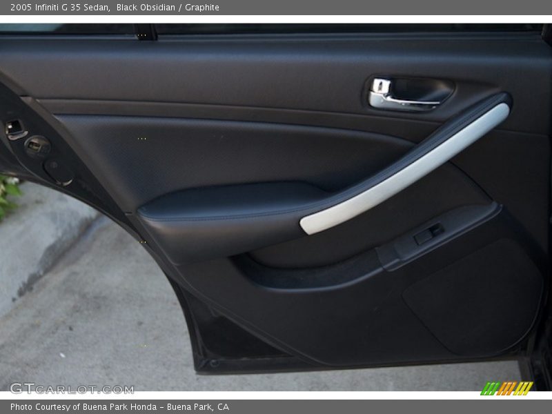 Black Obsidian / Graphite 2005 Infiniti G 35 Sedan