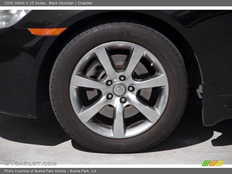 Black Obsidian / Graphite 2005 Infiniti G 35 Sedan