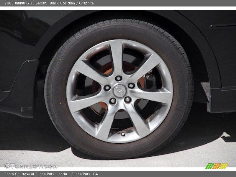 Black Obsidian / Graphite 2005 Infiniti G 35 Sedan