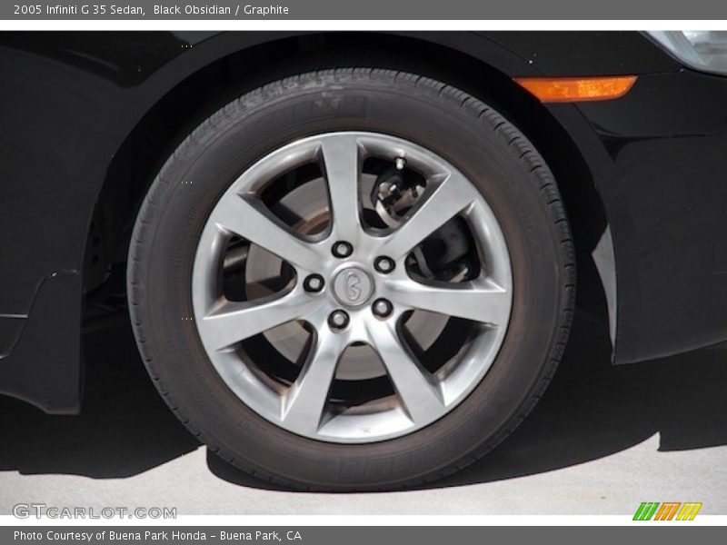 Black Obsidian / Graphite 2005 Infiniti G 35 Sedan