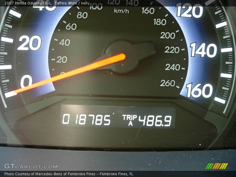 Taffeta White / Ivory 2007 Honda Odyssey EX-L
