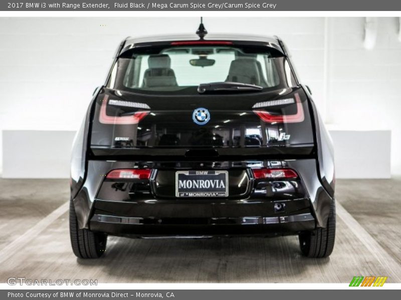 Fluid Black / Mega Carum Spice Grey/Carum Spice Grey 2017 BMW i3 with Range Extender