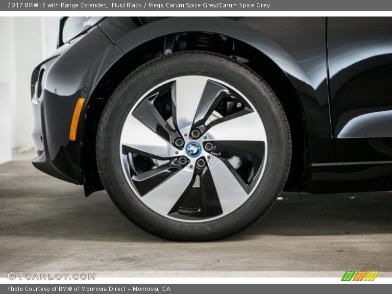 Fluid Black / Mega Carum Spice Grey/Carum Spice Grey 2017 BMW i3 with Range Extender