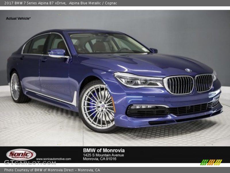 Alpina Blue Metallic / Cognac 2017 BMW 7 Series Alpina B7 xDrive