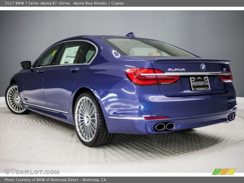Alpina Blue Metallic / Cognac 2017 BMW 7 Series Alpina B7 xDrive