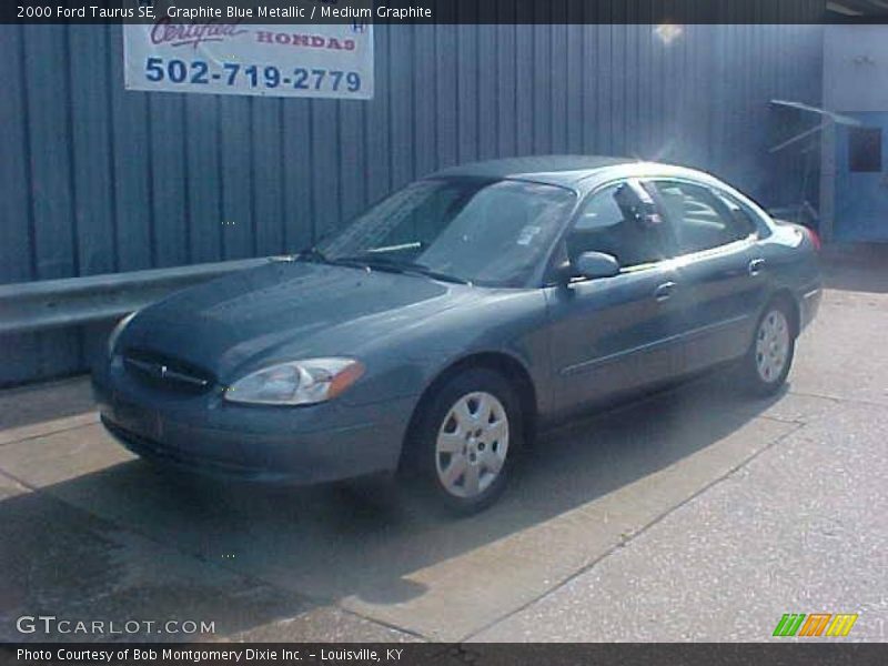 Graphite Blue Metallic / Medium Graphite 2000 Ford Taurus SE