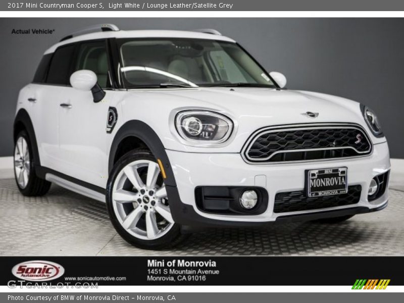 Light White / Lounge Leather/Satellite Grey 2017 Mini Countryman Cooper S